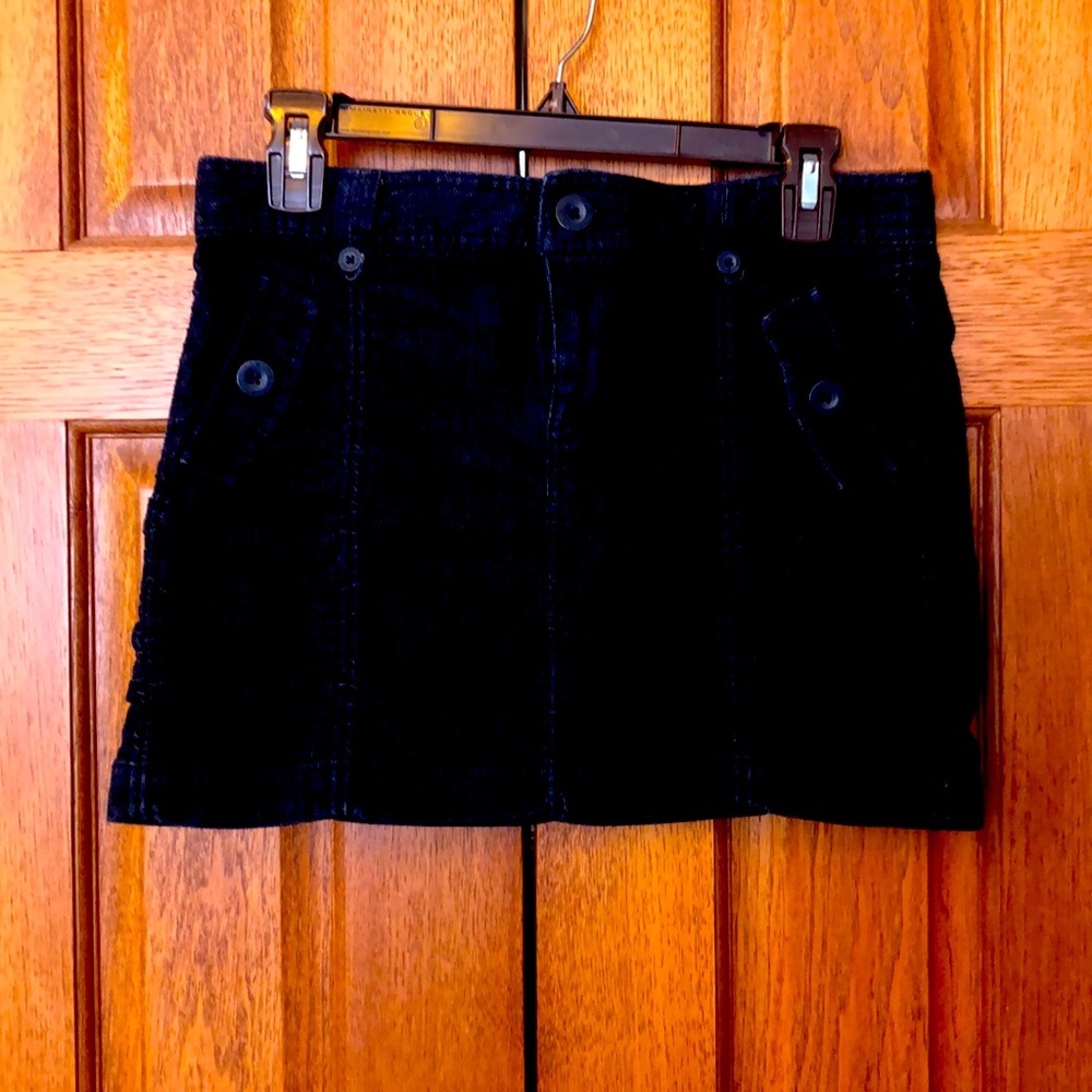 Denim mini skirt
